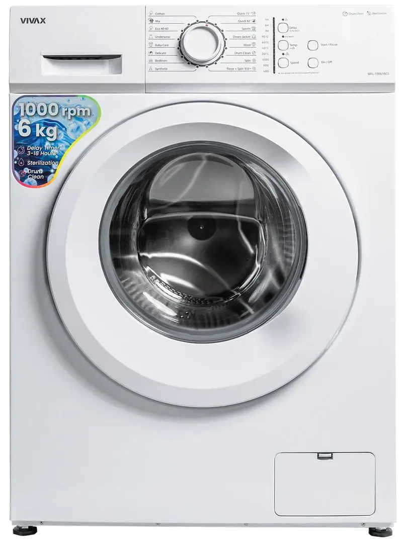 Masina de spalat Vivax WFL-100616CS (White)