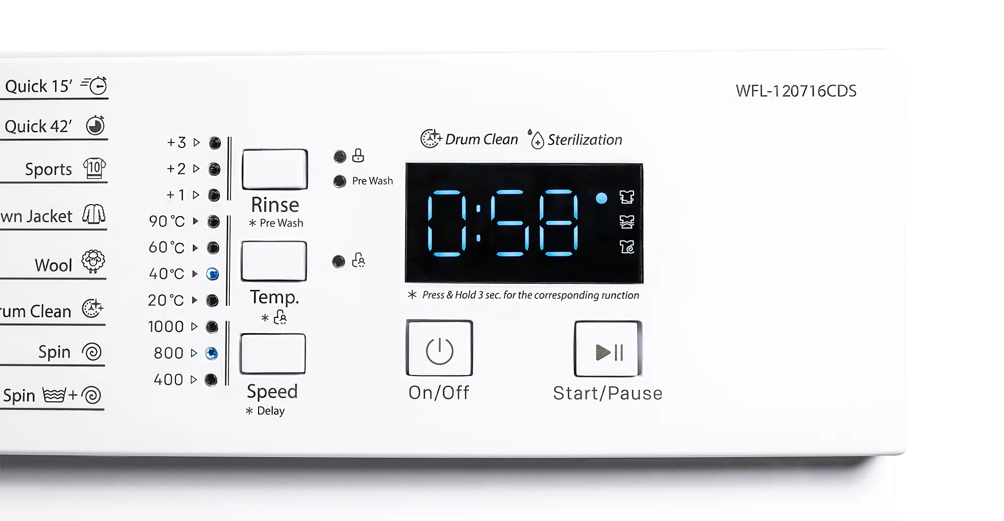 Стиральная машина Vivax WFL-120716CDS (White)