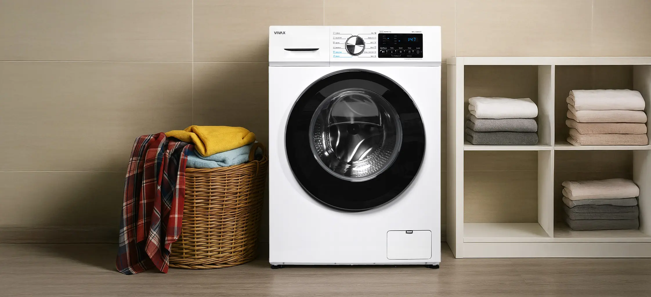 Masina de spalat Vivax WFL-120812CI (White)