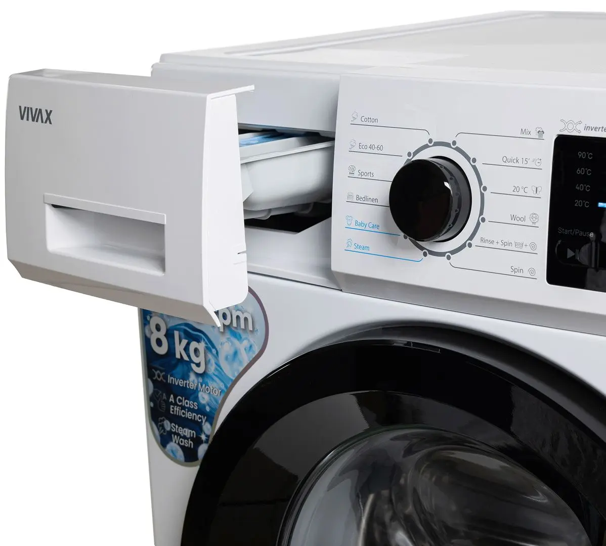 Masina de spalat Vivax WFL-140812CI (White)