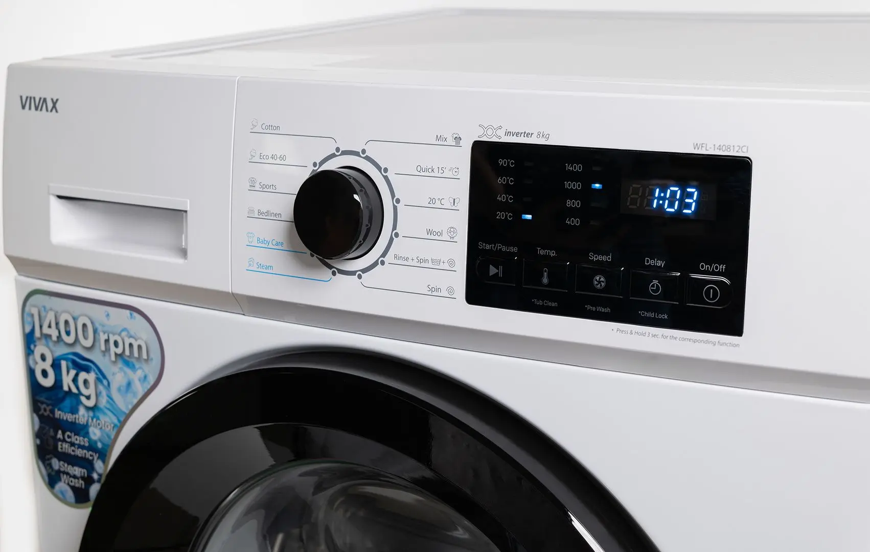 Masina de spalat Vivax WFL-140812CI (White)