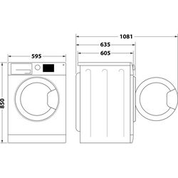 Cтиральная машина с сушкой Whirlpool FFWDB 976258 BV EE (White) Thumb