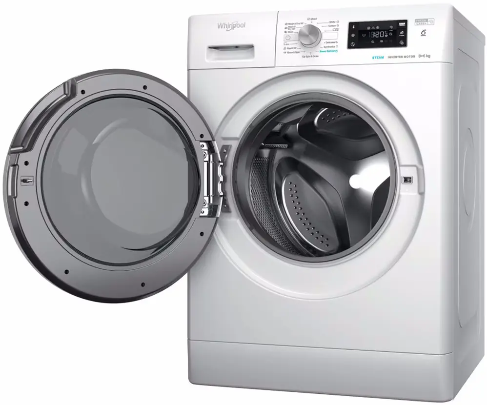 Стиральная машина с сушкой Whirlpool FFWDB 864489 SV EE (White) - 3
