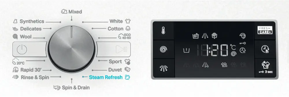 Стиральная машина Whirlpool FFB 10489 BV EE (White) - 3