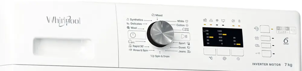 Стиральная машина Whirlpool FFL 7038 B EE (White) - 4