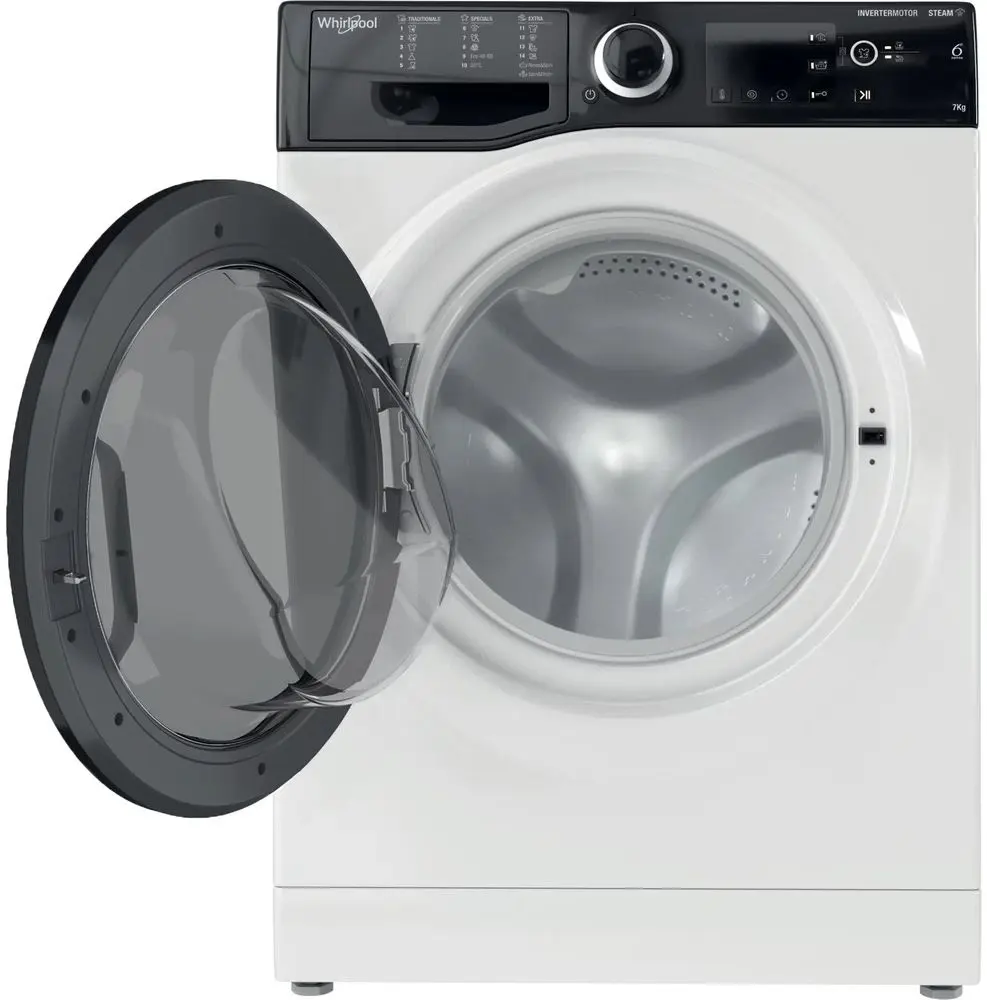 Mașină de spălat Whirlpool WRSB 7259 D EU (White/Black)