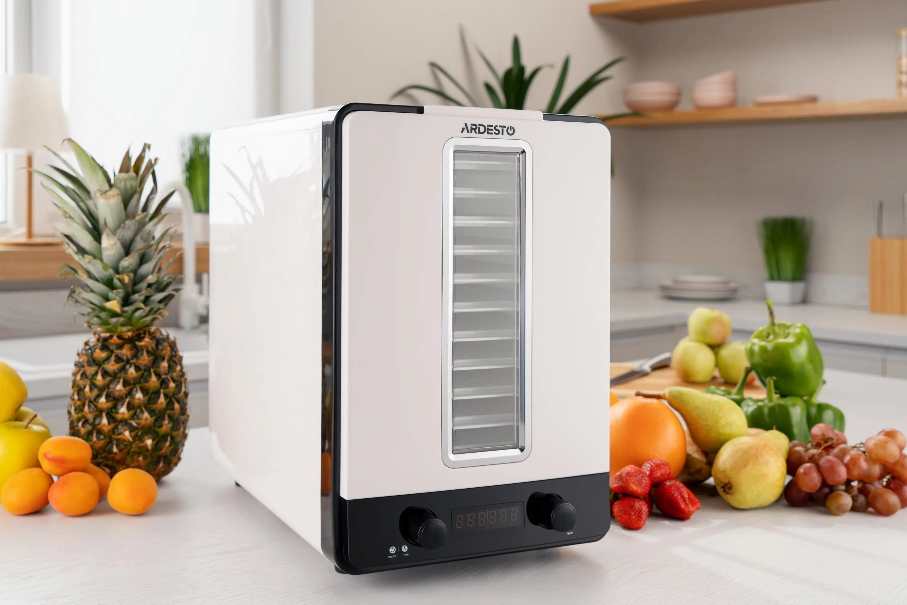 Сушилка для овощей и фруктов Ardesto FDB-1138 (White/Black) - 10