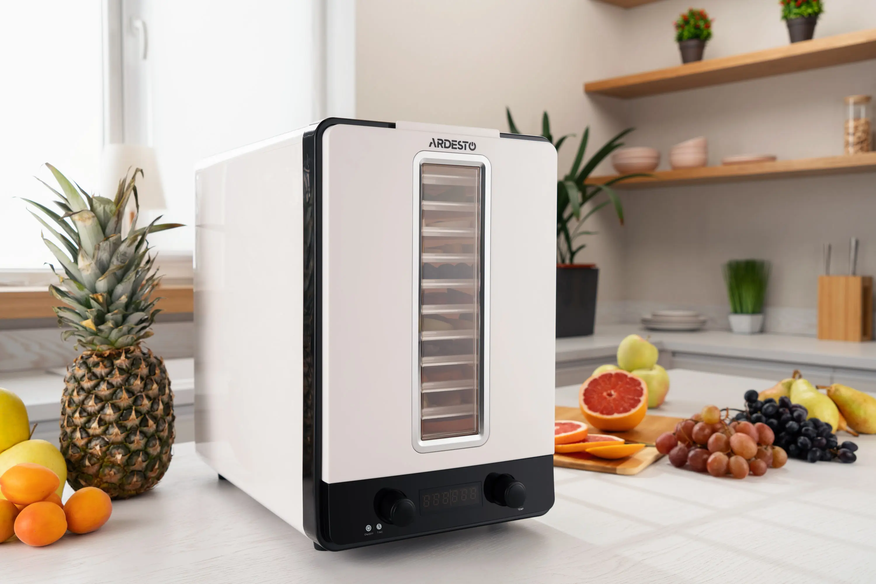 Сушилка для овощей и фруктов Ardesto FDB-1138 (White/Black) - 6