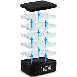 Сушилка для овощей и фруктов Berdsen BD-692 369200 (Black) Thumb