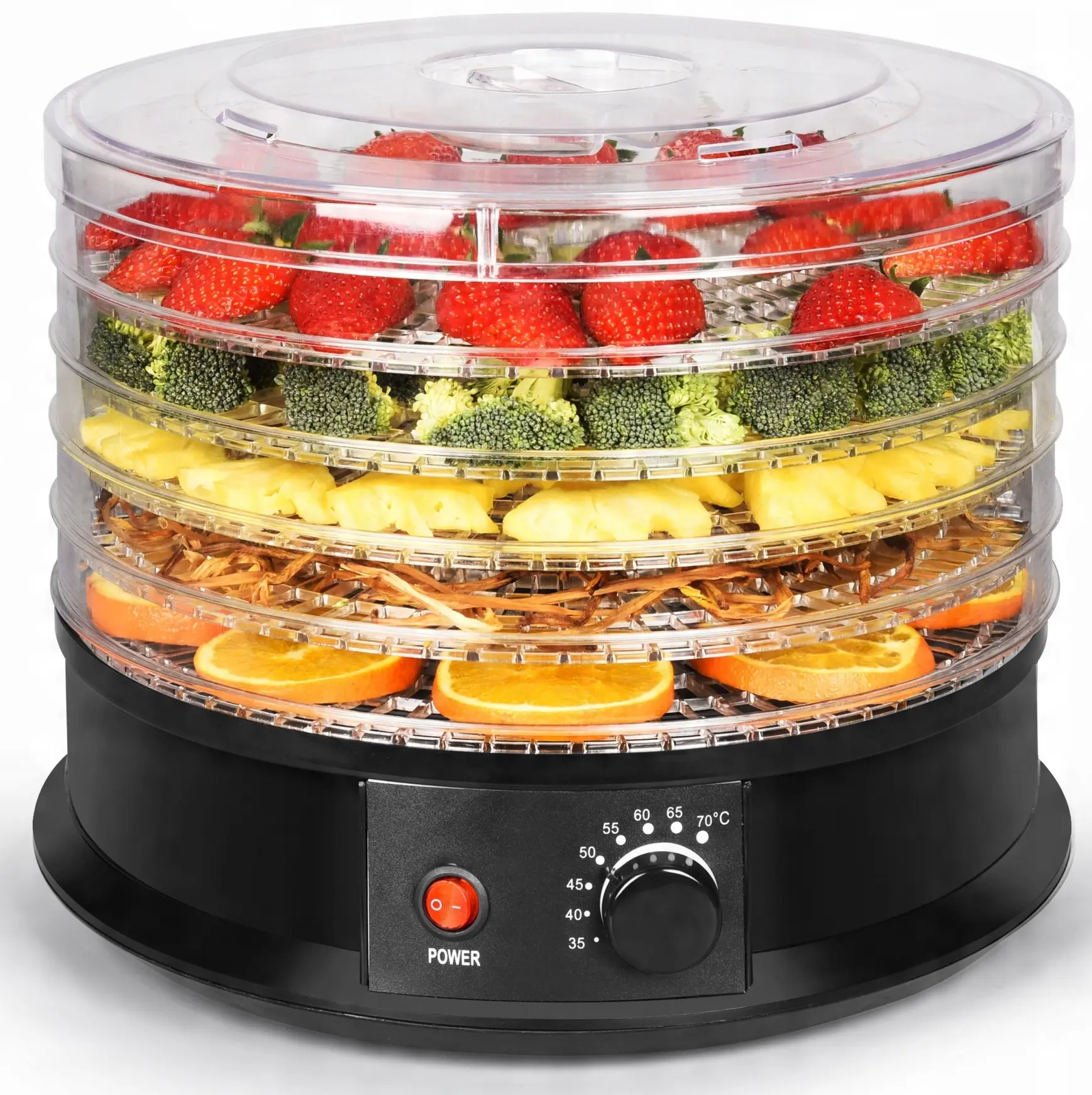 Uscator de legume si fructe Chomik BIL2714 (Black) - 2