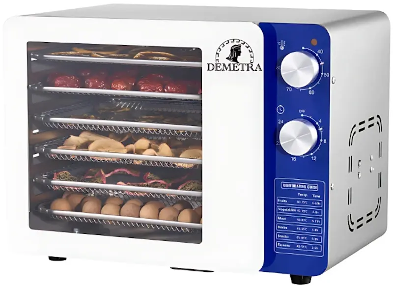 Сушилка для овощей и фруктов Demetra SS-08 (Inox) - 2