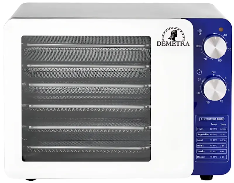 Сушилка для овощей и фруктов Demetra SS-08 (Inox)