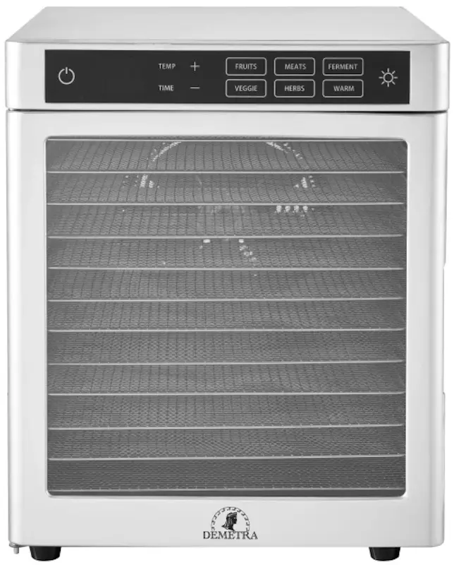 Сушилка для овощей и фруктов Demetra SS-12F (Inox)