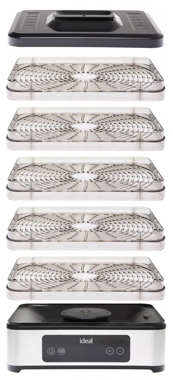 Сушилка для овощей и фруктов Ideal 05IK3301 (Inox/Black) - 3