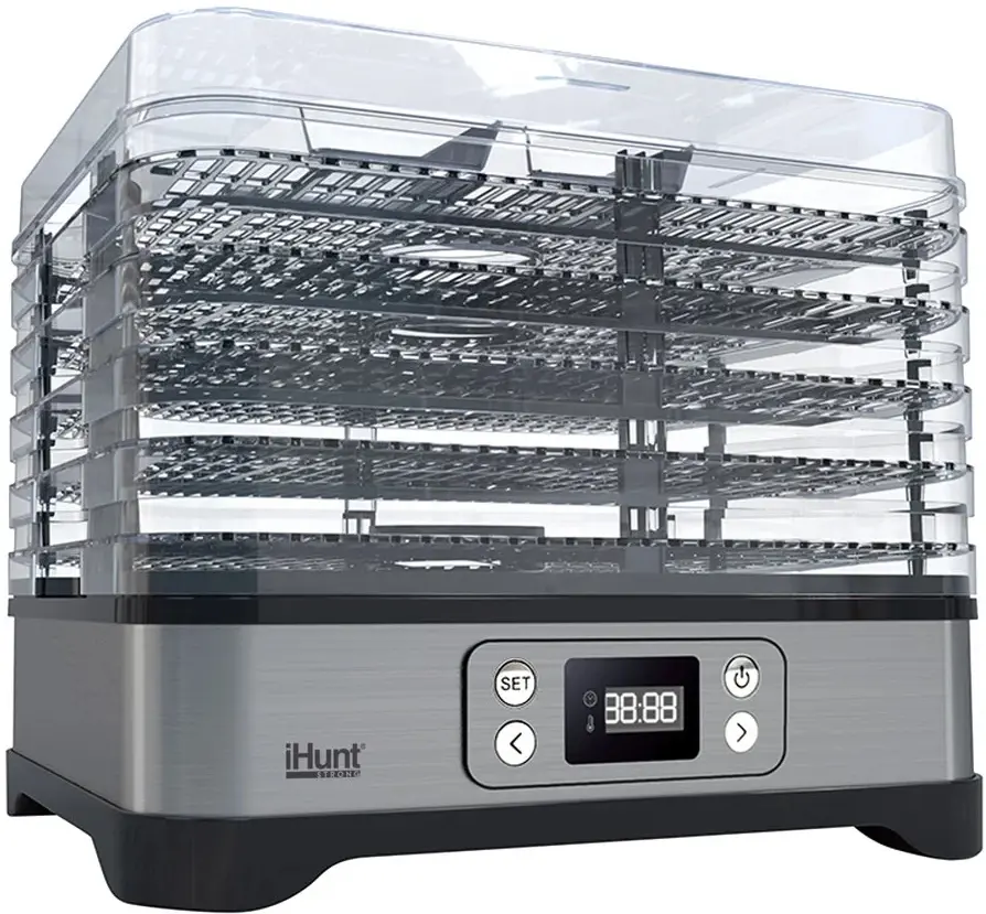 Uscator de legume si fructe 3in1 iHunt Bro Dehydrator 3-in-1 (Inox)