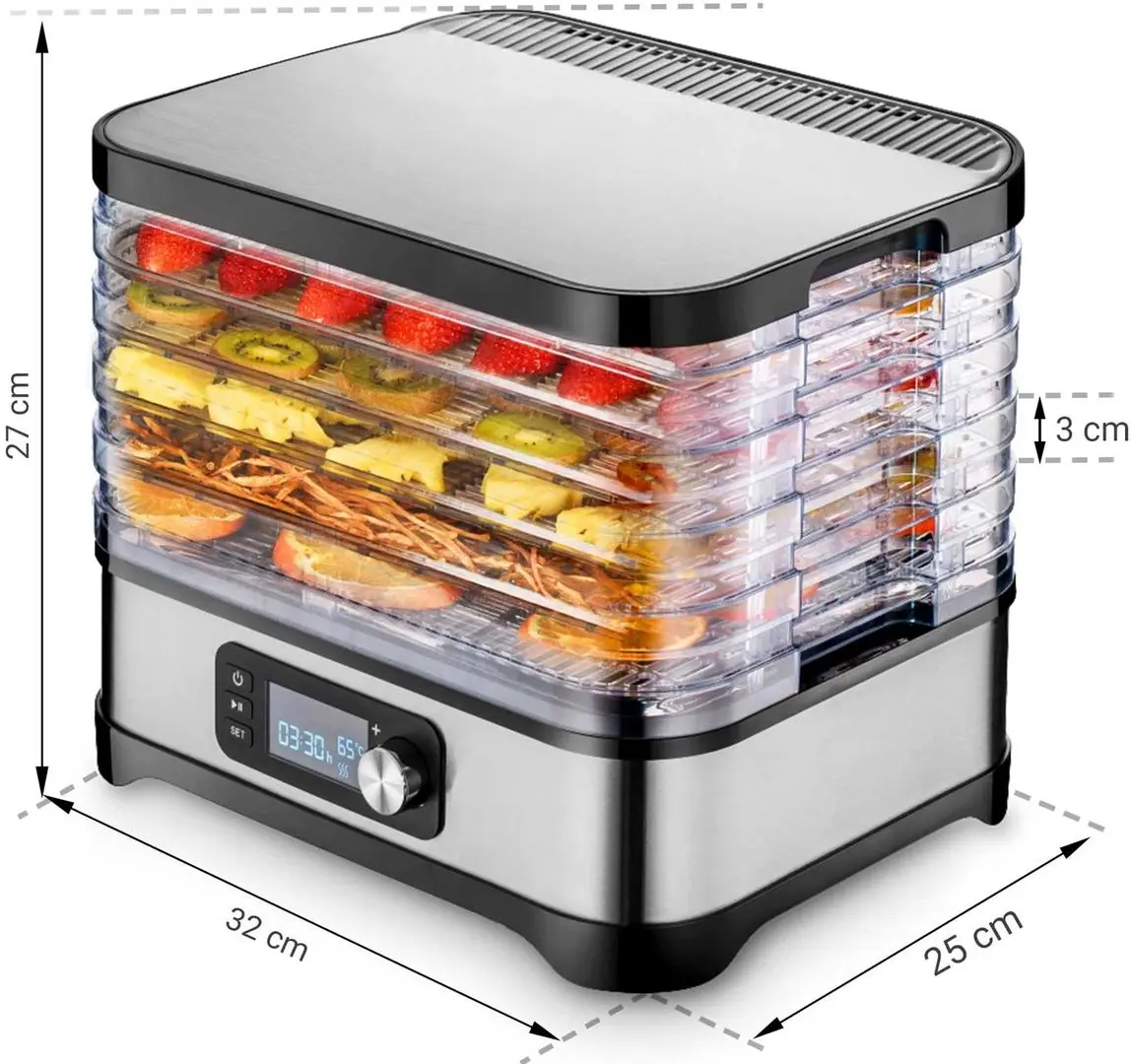 Uscator de legume si fructe Berdsen 369000 (Silver)