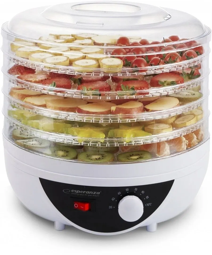 Uscator de legume si fructe Esperanza Chanterelles EKD002 (White)