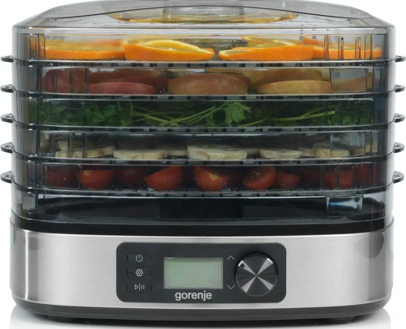 Uscator de legume si fructe Gorenje FDK500DE (Inox)