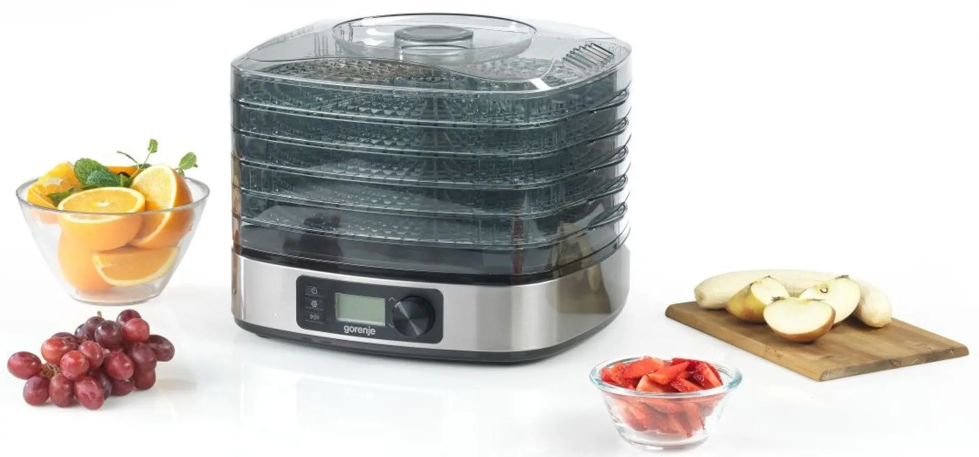 Uscator de legume si fructe Gorenje FDK500DE (Inox)