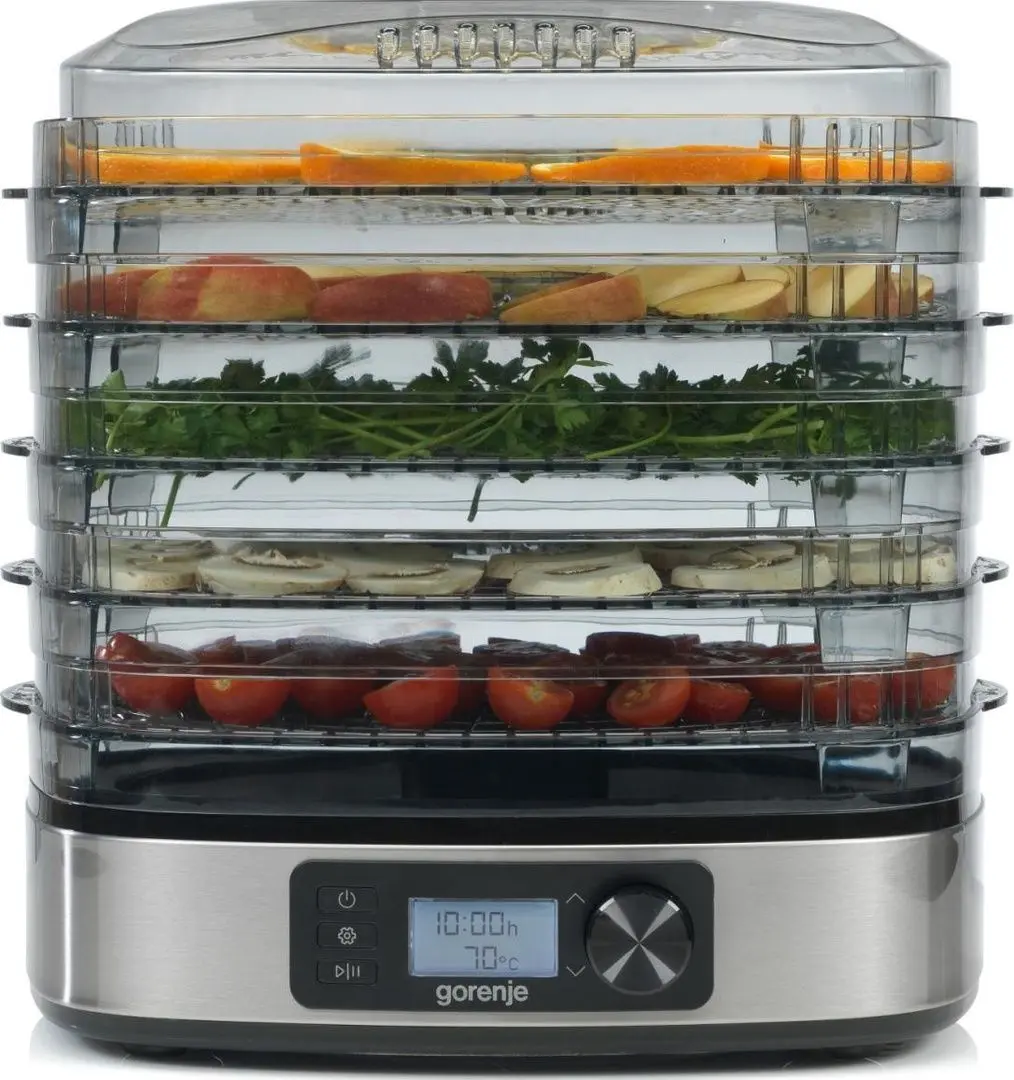 Uscator de legume si fructe Gorenje FDK500DE (Inox)