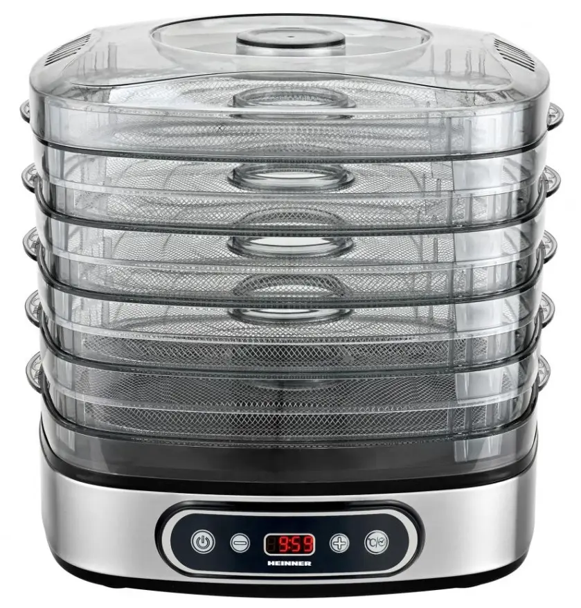 Uscator de legume si fructe Heinner FreshDehydrate HFD-K380SSBK (Inox) - 2