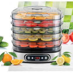 Uscator de legume si fructe Heinner FreshDehydrate HFD-K380SSBK (Inox) Thumb