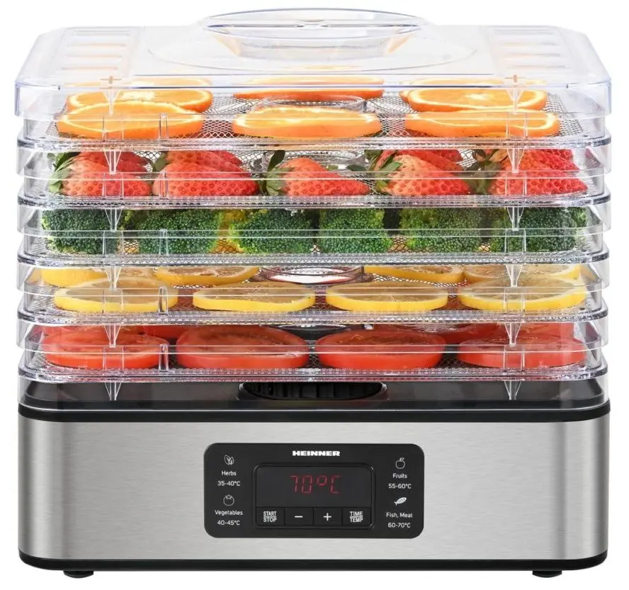 Uscator de legume si fructe Heinner HFD-K400SS (Silver)