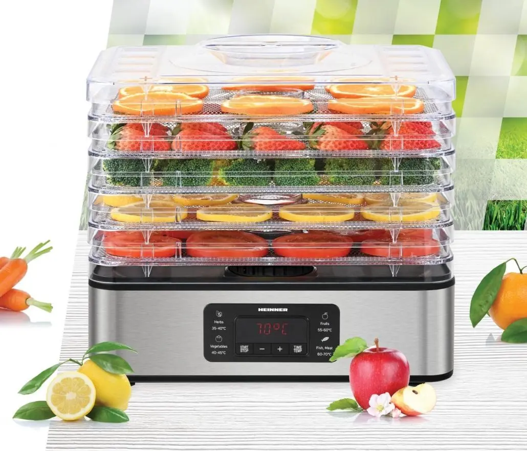 Uscator de legume si fructe Heinner HFD-K400SS (Silver)