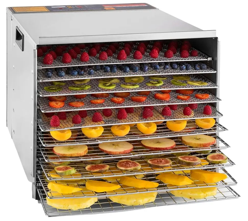 Uscator de legume si fructe Klarstein Fruit Jerky Steel 10 (Inox)