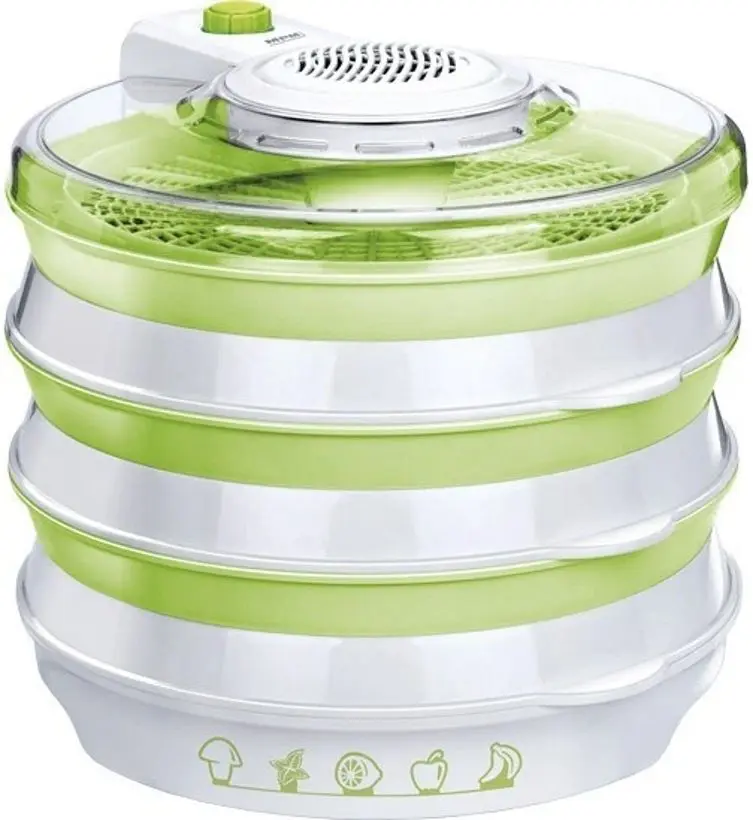 Uscator de legume si fructe MPM MSG-06 (White/Green)