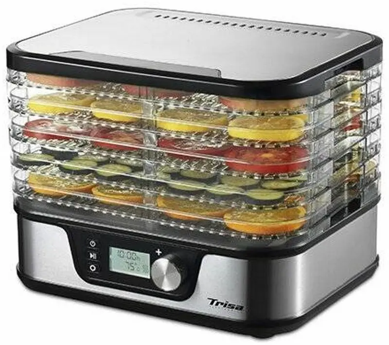 Uscător de legume si fructe Trisa Healthy Snack 7772.7510 (Black/Inox)
