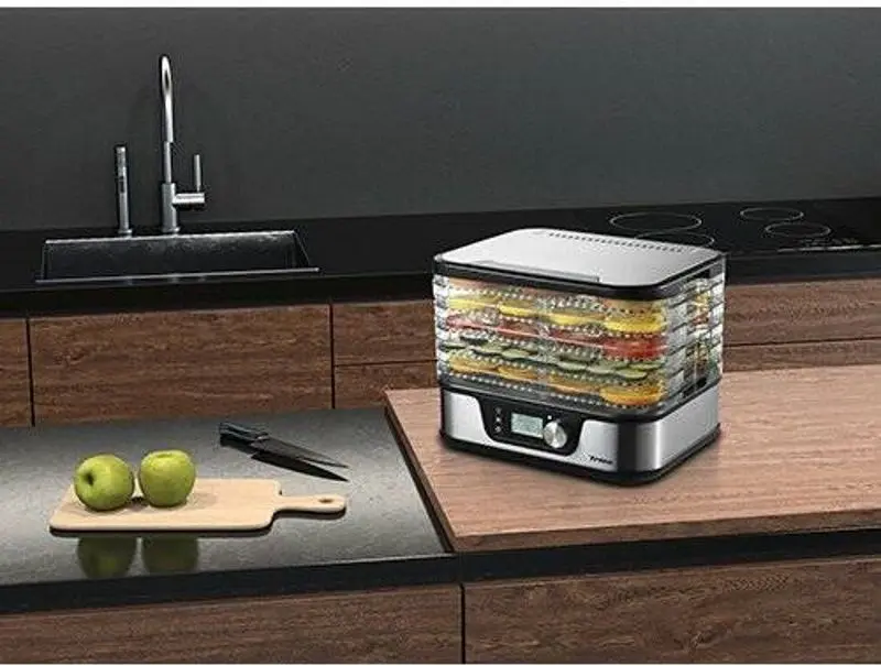 Uscător de legume si fructe Trisa Healthy Snack 7772.7510 (Black/Inox)