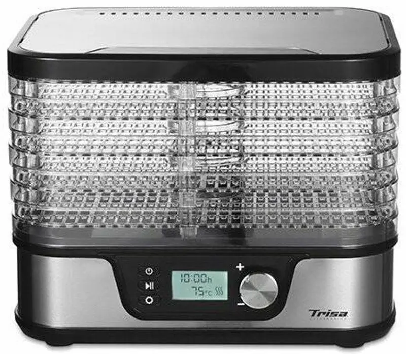 Uscător de legume si fructe Trisa Healthy Snack 7772.7510 (Black/Inox)