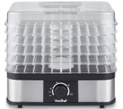 Uscator de legume si fructe VonShef 5 Tier (Silver/Black)