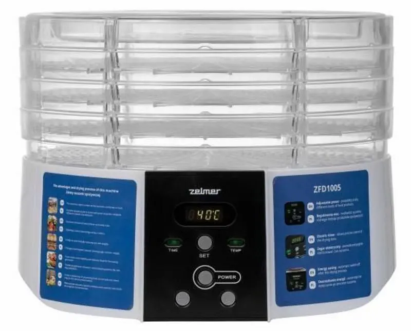 Сушилка для овощей Zelmer ZFD1005 (White)
