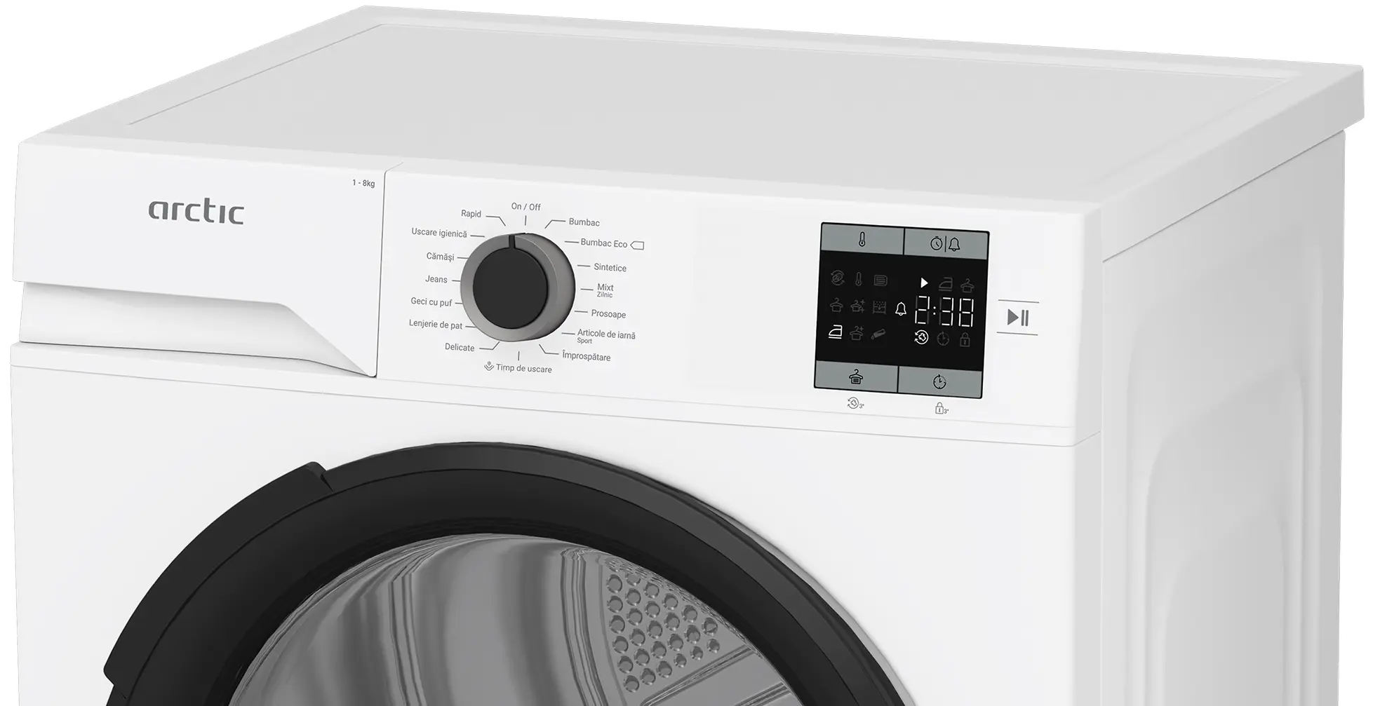 Сушильная машина Arctic A2T18239W (White/Black) - 4
