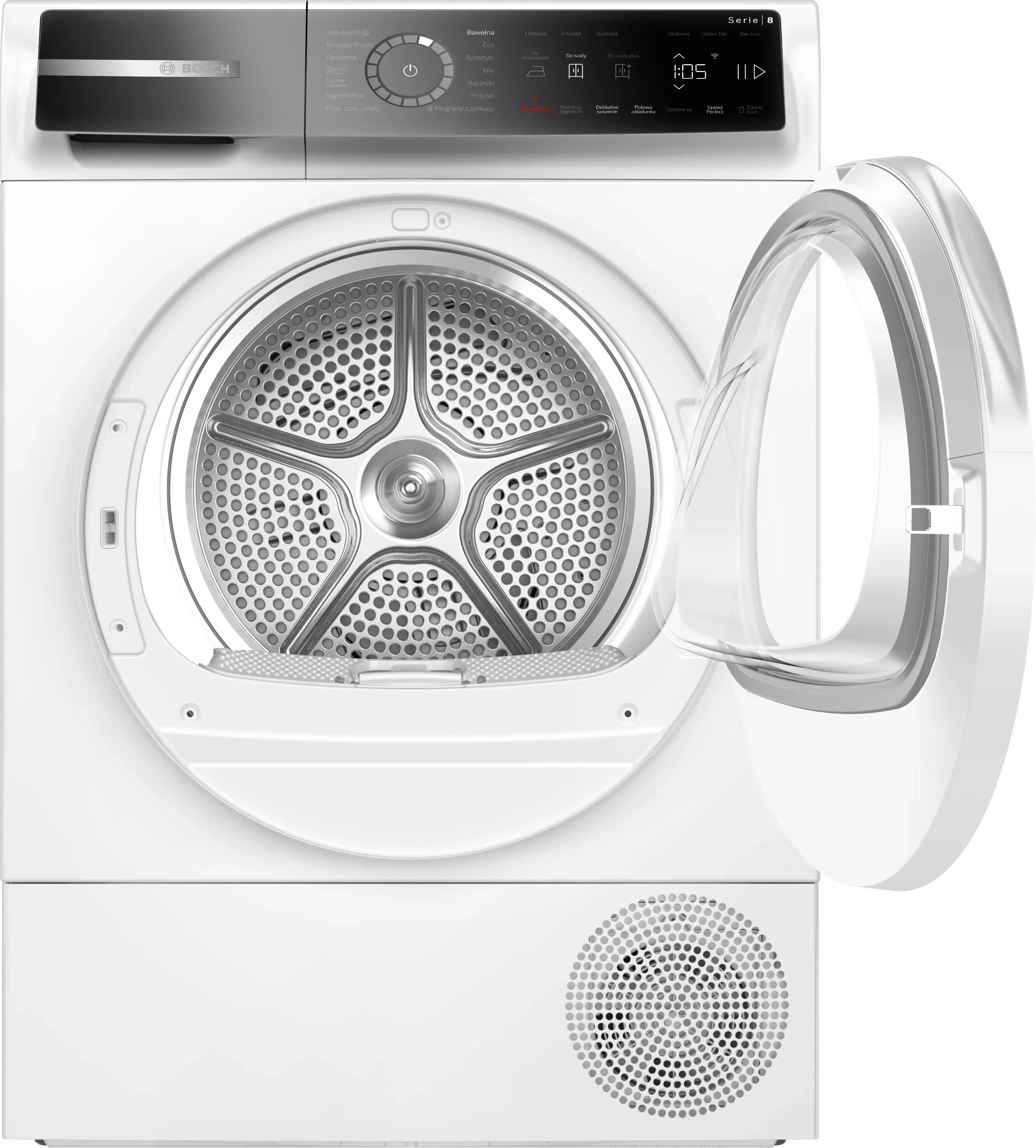 Masina de uscat rufe Bosch WQB246CMPL (White) - 2