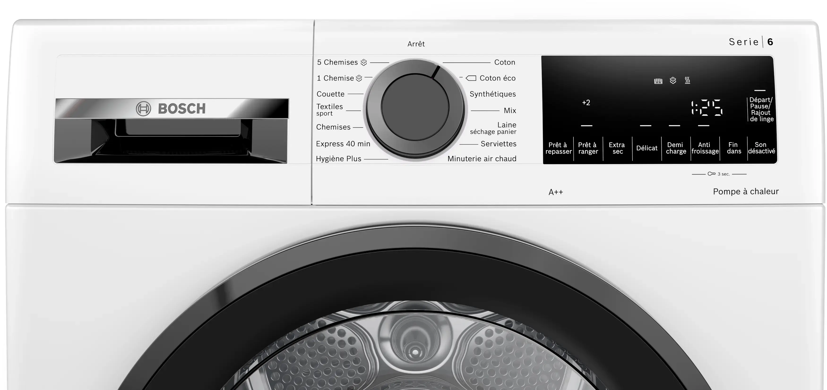 Сушильная машина Bosch WQG245A0FR (White) - 2
