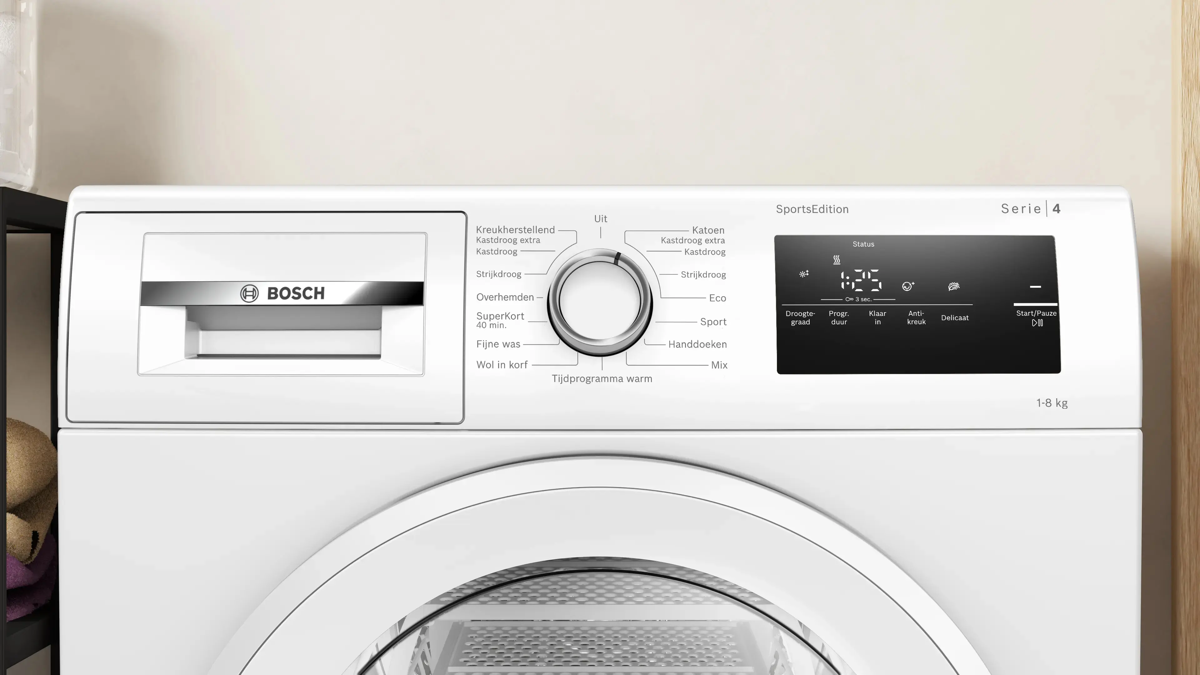 Сушильная машина Bosch WTH8520MNL (White) - 2