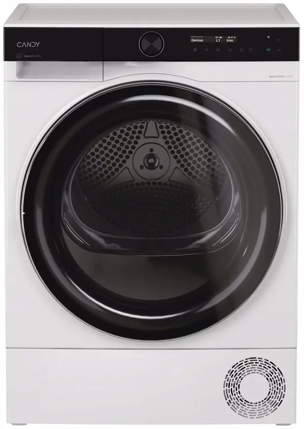 Masina de uscat rufe Candy ProDry 700 BS H9N2B-S (White/Black)