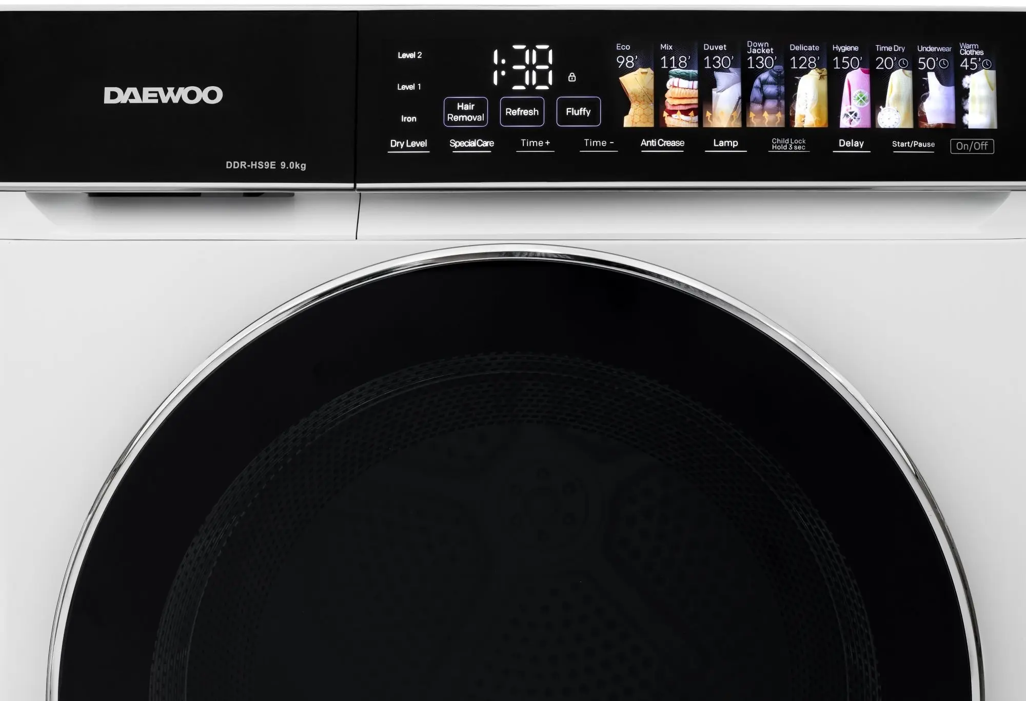 Masina de uscat rufe Daewoo DDR-HS9E (White)