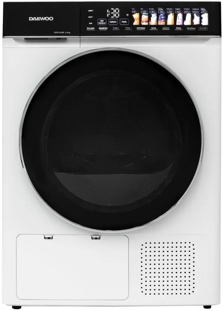 Masina de uscat rufe Daewoo DDR-HS9E (White)