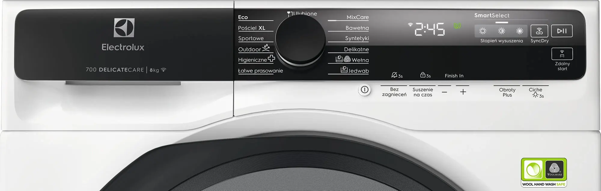 Сушильная машина Electrolux 700 DelicateCare EW7D585UCP (White/Black) - 2