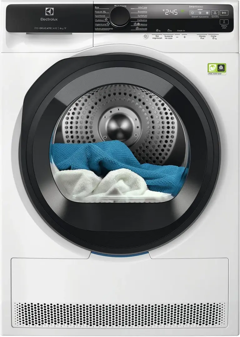 Сушильная машина Electrolux 700 DelicateCare EW7D585UCP (White/Black)