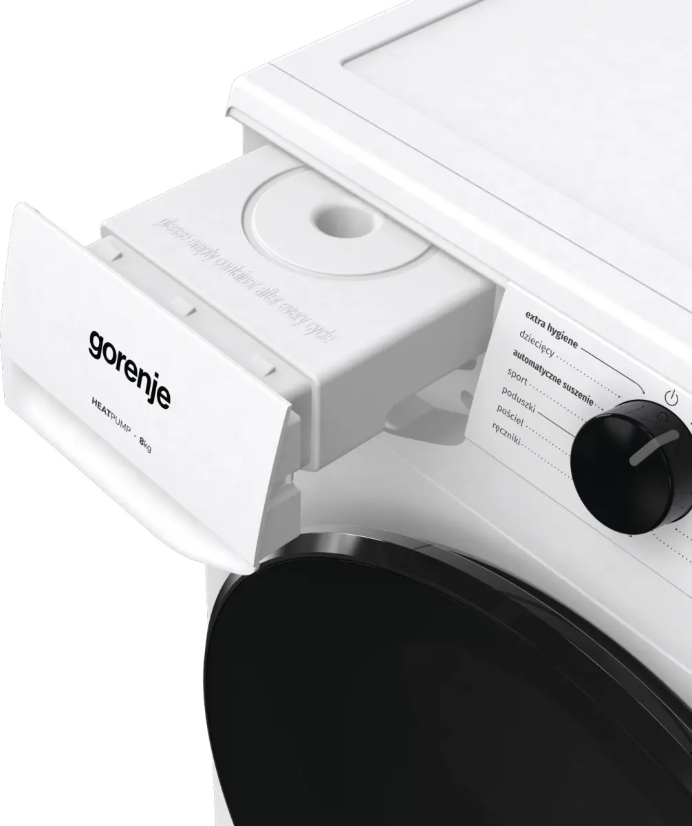 Сушильная машина Gorenje DHNA82/PL (White/Black) - 4