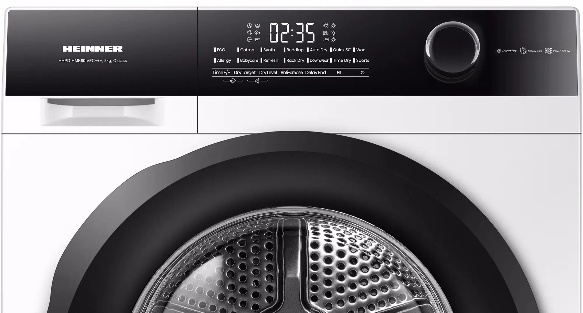 Сушильная машина Heinner HHPD-HMK80IVFC+++ (White) - 5