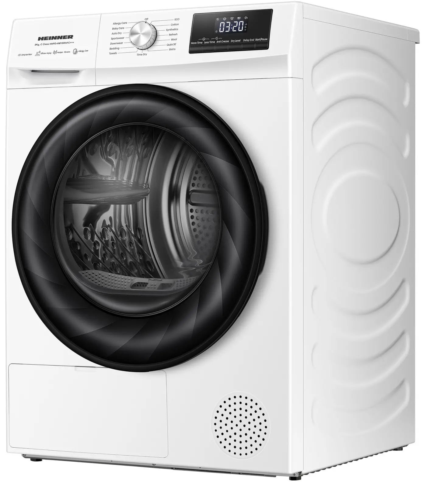 Masina de uscat rufe Heinner HHPD-HMY80IVFC+++ (White) - 2