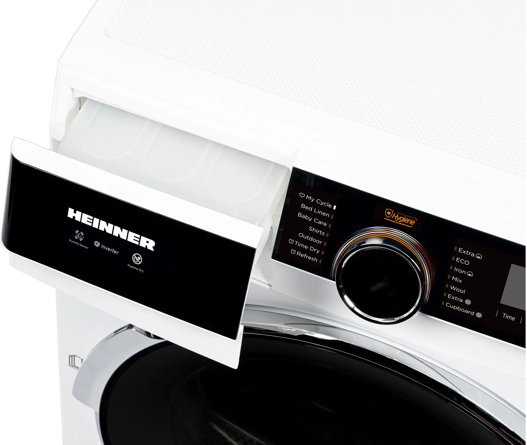 Masina de uscat rufe Heinner HHPD-M10K3A+++ (White) - 7