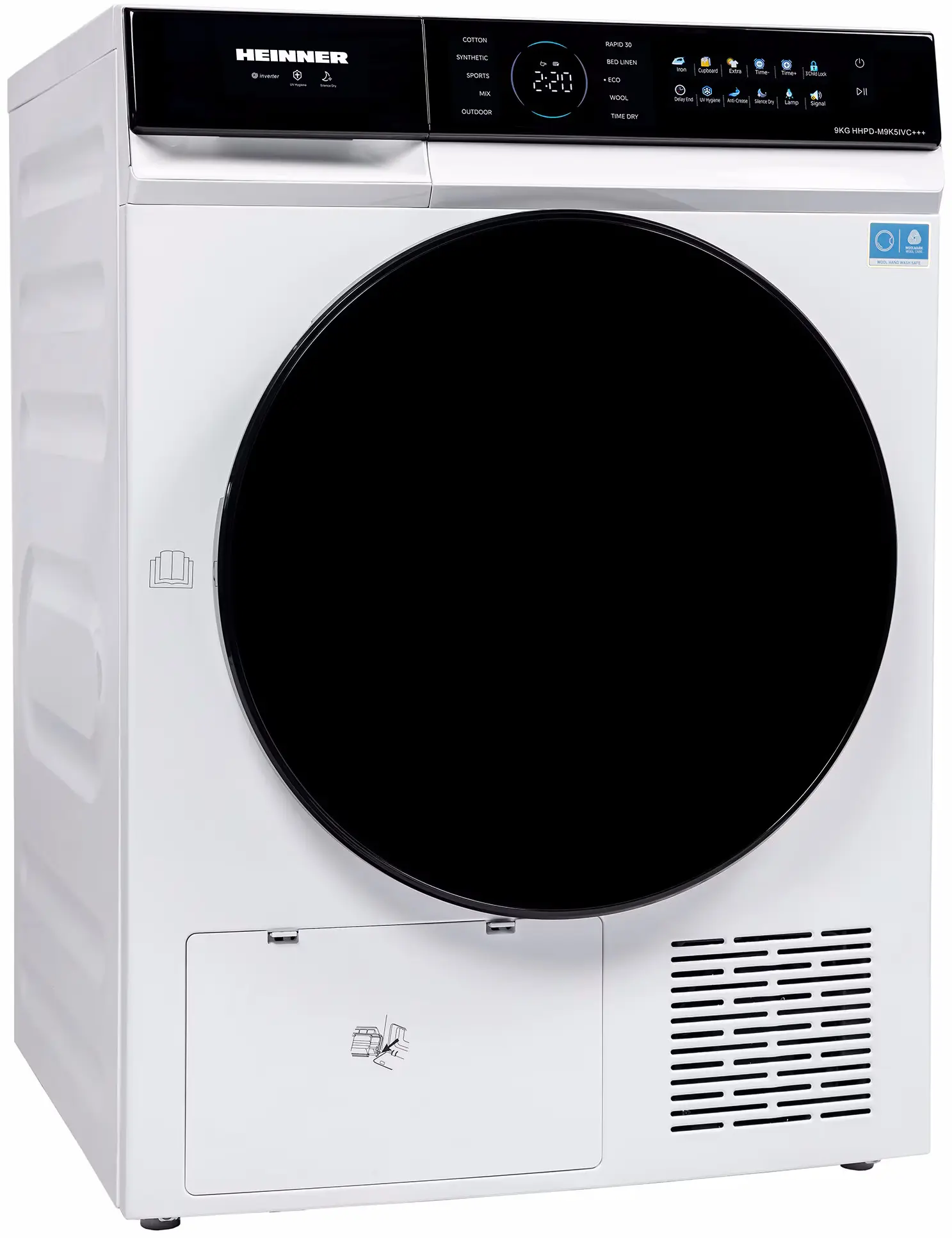 Сушильная машина Heinner HHPD-M9K5IVC+++ (White) - 2
