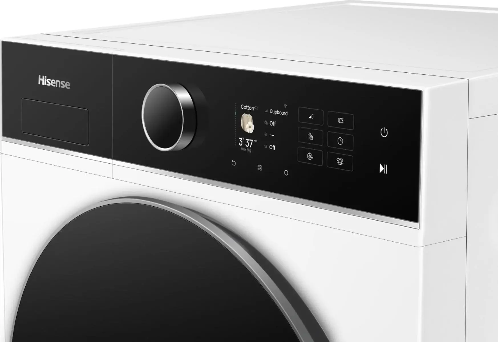 Сушильная машина Hisense DH5I804BWCD (White) - 9
